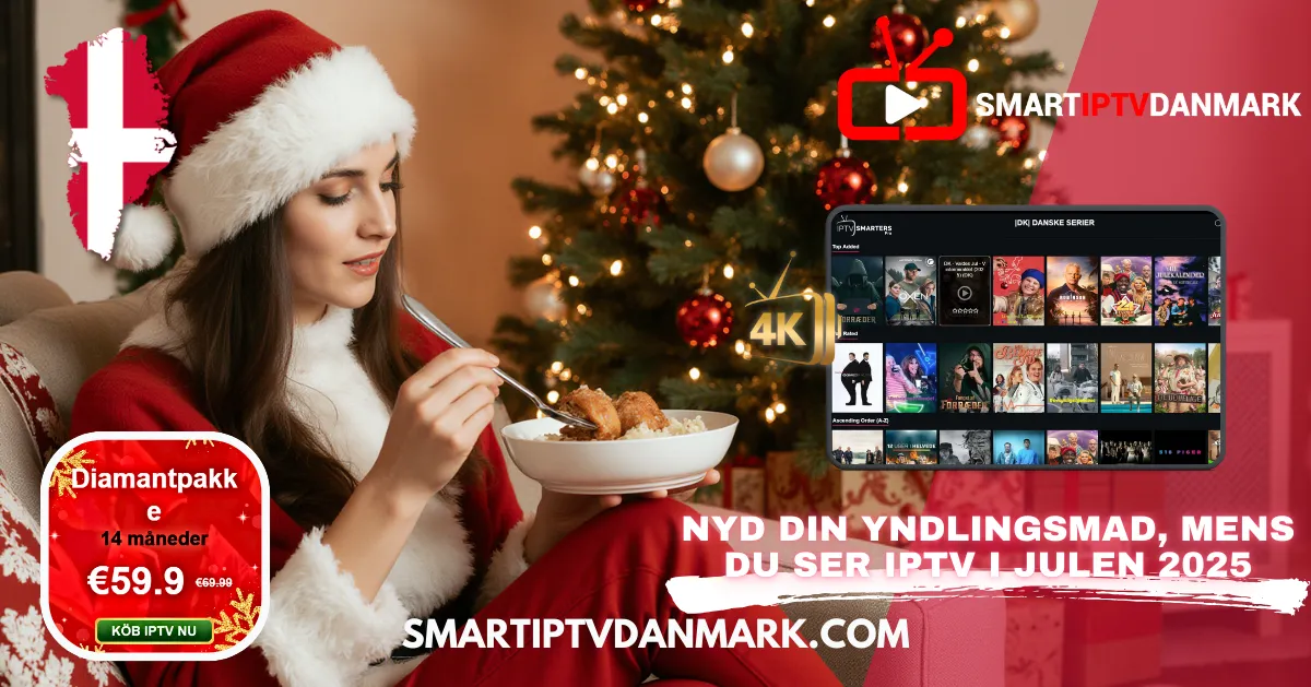 IPTV Danmark Julekampagne: 14 måneders dansk IPTV-abonnement til prisen for 12 måneder