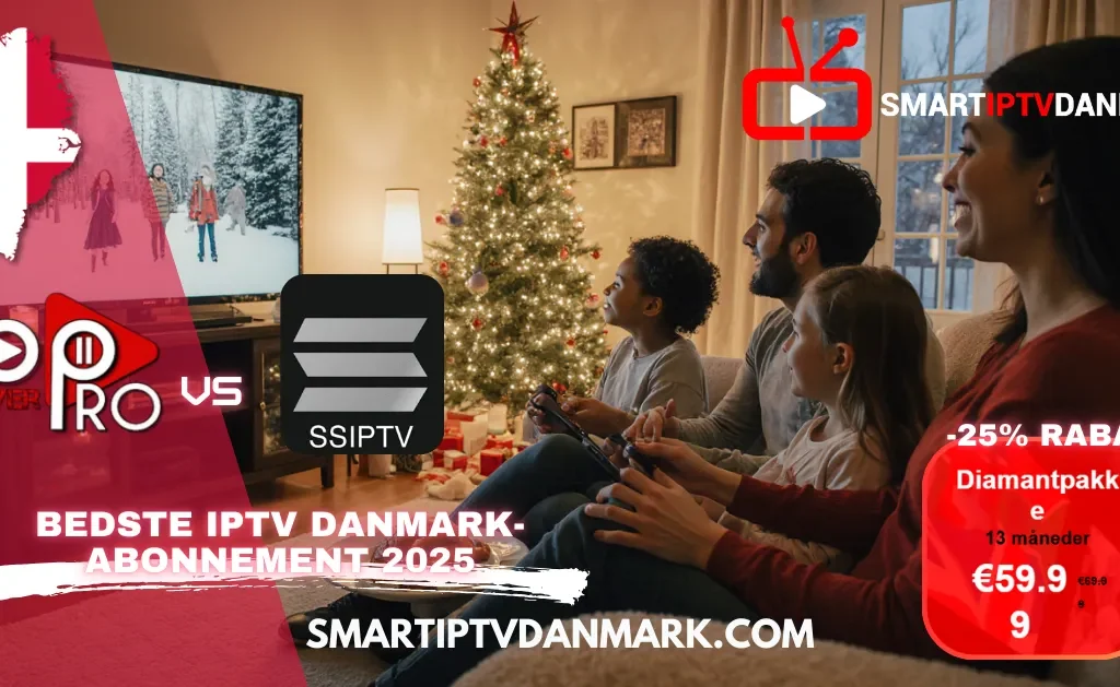 Familie ser TV sammen med glæde – Bedste IPTV Danmark-abonnement, IPTV Nordic abonnement og Danmark IPTV køb